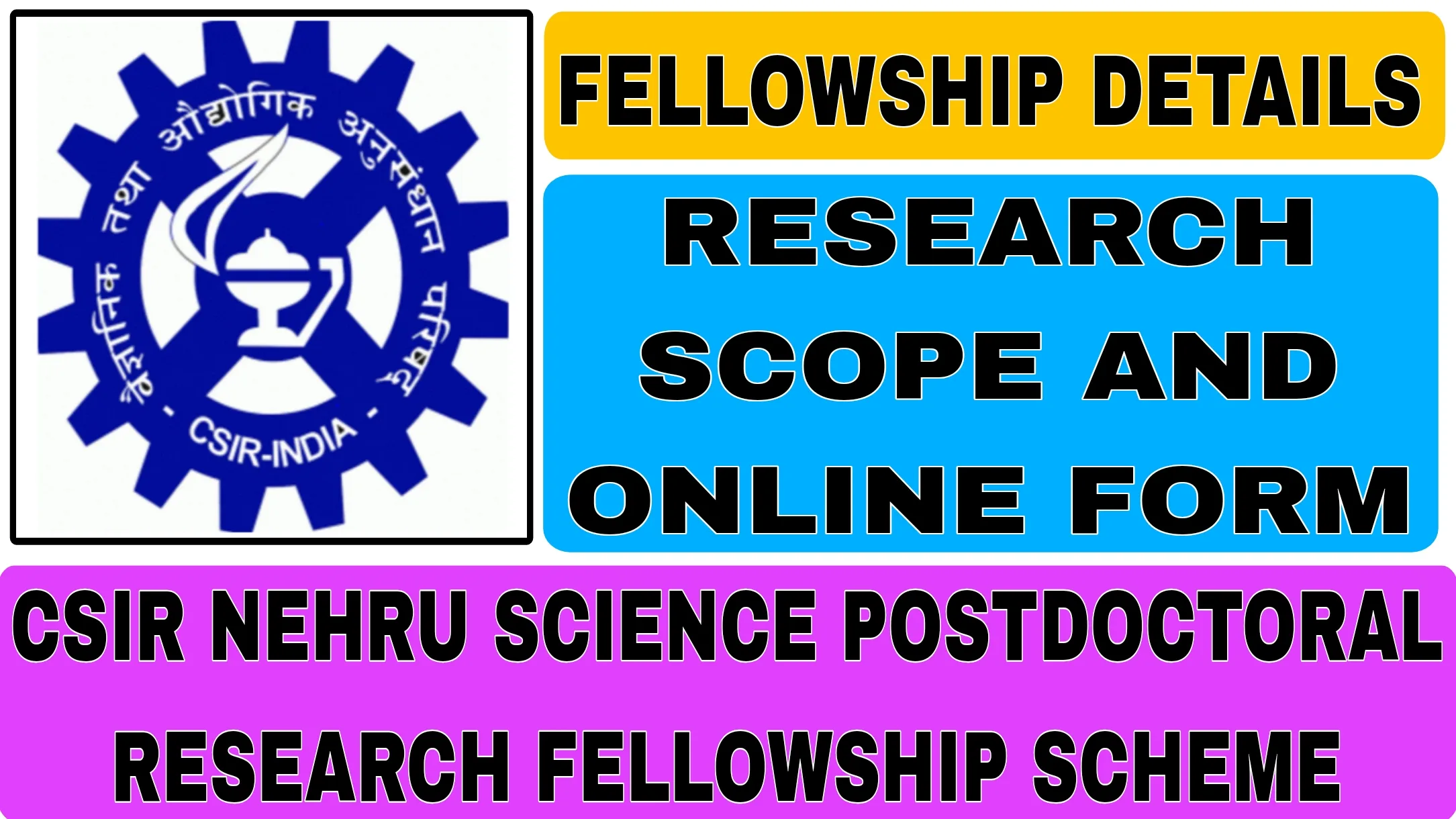 CSIR Nehru Science Postdoctoral Fellowship Scheme