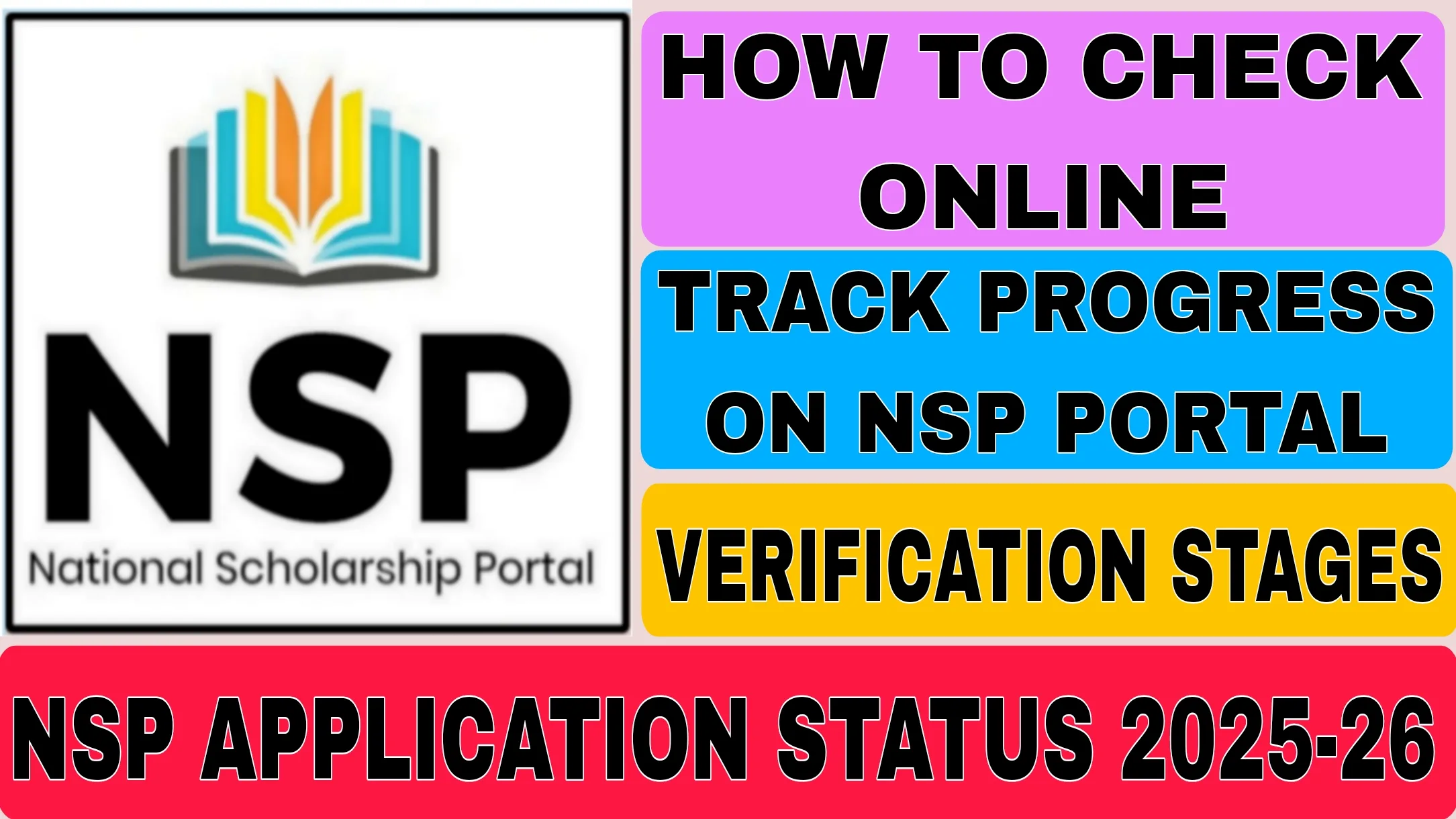 NSP Application Status 2025-26